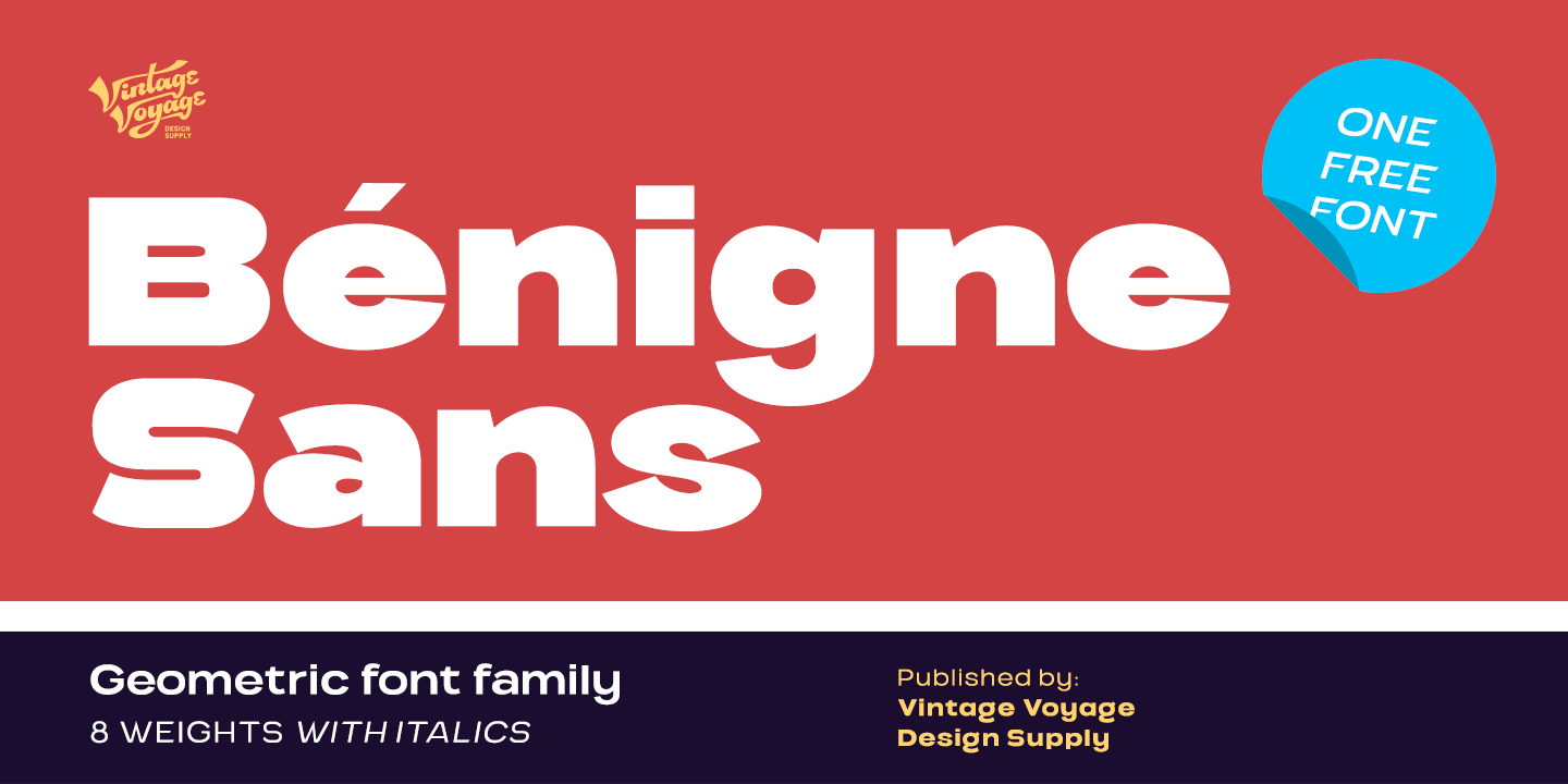 Przykład czcionki VVDS Benigne Sans Italic